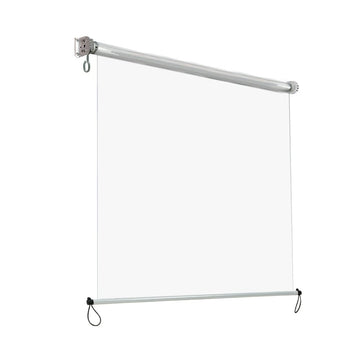 Instahut 1.5X2.4M Outdoor Blinds Clear Roll Down Awning Retractable Outdoor Blinds Water Wind Proof Transparent - RnR Galore