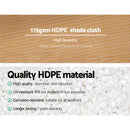 Instahut 70% Shade Cloth 1.83x20m Shadecloth Sail Heavy Duty Beige - RnR Galore