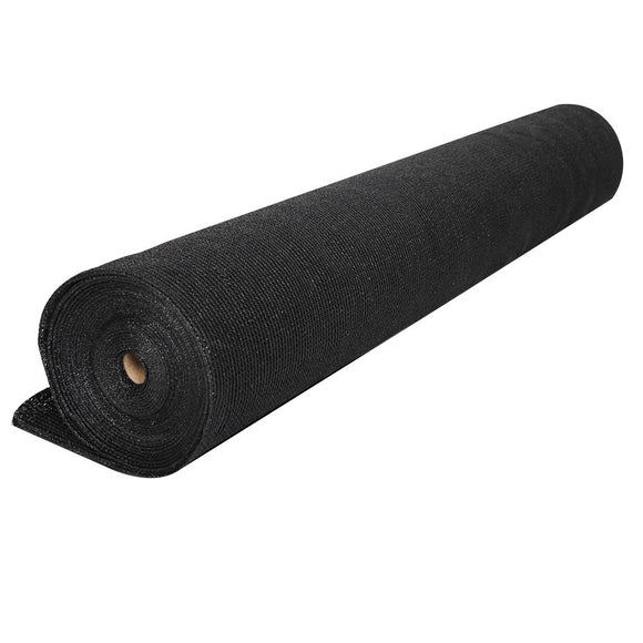 Instahut 70% Shade Cloth 1.83x50m Shade Cloth Sail Heavy Duty Shadecloth Garden Mesh Roll BK - RnR Galore