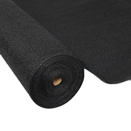 Instahut 90% Shade Cloth 3.66x20m Shadecloth Sail Heavy Duty Black - RnR Galore