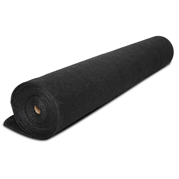 Instahut 90% Shade Cloth 3.66x20m Shadecloth Sail Heavy Duty Black - RnR Galore