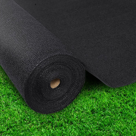 Instahut 90% Shade Cloth 3.66x20m Shadecloth Sail Heavy Duty Black - RnR Galore