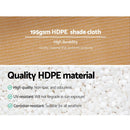Instahut 90% Shade Cloth 3.66x30m Shadecloth Sail Heavy Duty Beige - RnR Galore