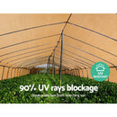 Instahut 90% Shade Cloth 3.66x30m Shadecloth Sail Heavy Duty Beige - RnR Galore