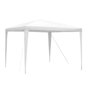Instahut Gazebo 3x3m Wedding Party Marquee Tent Outdoor Event Camping Canopy Shade White - RnR Galore