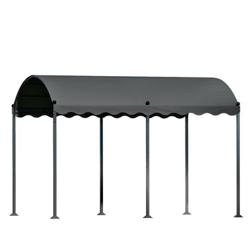 Instahut Gazebo Marquee 4x3m Outdoor Event Wedding Tent Camping Party Shade Iron Art Canopy Grey - RnR Galore