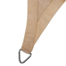 Instahut Shade Sail 5x5m Square 280GSM 98% Sand Shade Cloth - RnR Galore
