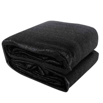 Instahut Shade Sail 5x5x5m Triangle 280GSM 98% Black Shade Cloth - RnR Galore