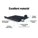 Instahut Side Awning Outdoor Blinds Sun Shade Retractable Screen 2X6M BK - RnR Galore