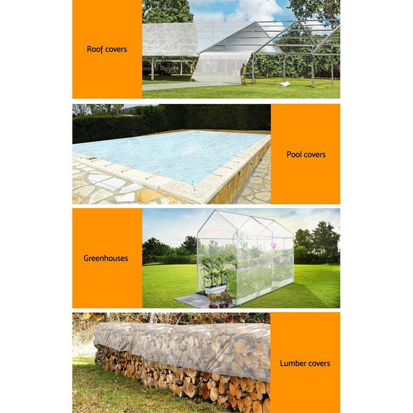 Instahut Tarp Tarpaulin 2x3m Canvas Camping Heavy Duty Sun Cover - RnR Galore