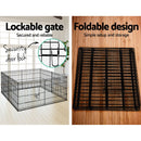 i.Pet 2x24" 8 Panel Dog Playpen Pet Fence Exercise Cage Enclosure Play Pen - RnR Galore