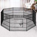 i.Pet 2x24" 8 Panel Dog Playpen Pet Fence Exercise Cage Enclosure Play Pen - RnR Galore