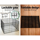 i.Pet 2x30" 8 Panel Dog Playpen Pet Fence Exercise Cage Enclosure Play Pen - RnR Galore