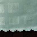 Jacquard Table Cloth Checkered Frost 180 cm Round - RnR Galore