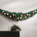 Jingle Jollys 2.4m Christmas Garland Xmas Decorations Green Wedding Party - RnR Galore