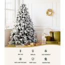 Jingle Jollys Christmas Tree 1.8M Xmas Tree with 350 LED Lights Snowy Tips - RnR Galore