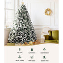 Jingle Jollys Christmas Tree 1.8M Xmas Trees Decorations Snowy 758 Tips - RnR Galore