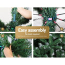 Jingle Jollys Christmas Tree 2.1M Xmas Trees Decorations Snowy 1250 Tips - RnR Galore