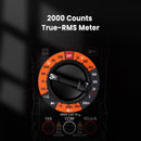 KAIWEETS Digital Multimeter with Case, DC AC Voltmeter, Ohm Volt Amp Test Meter and Continuity Test Diode Voltage Tester for Household Outlet, Automotive Battery Test (Anti - Burn with Double Fuses) - RnR Galore