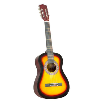 Karrera 34in Acoustic Wooden Childrens Guitar - Sunburst - RnR Galore