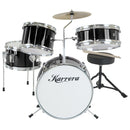 Karrera Children's 4pc Drum Kit - Black - RnR Galore