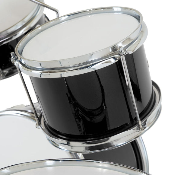 Karrera Children's 4pc Drum Kit - Black - RnR Galore