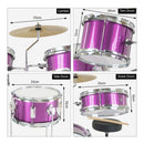 Karrera Childrens 4pc Drum Kit - Purple - RnR Galore