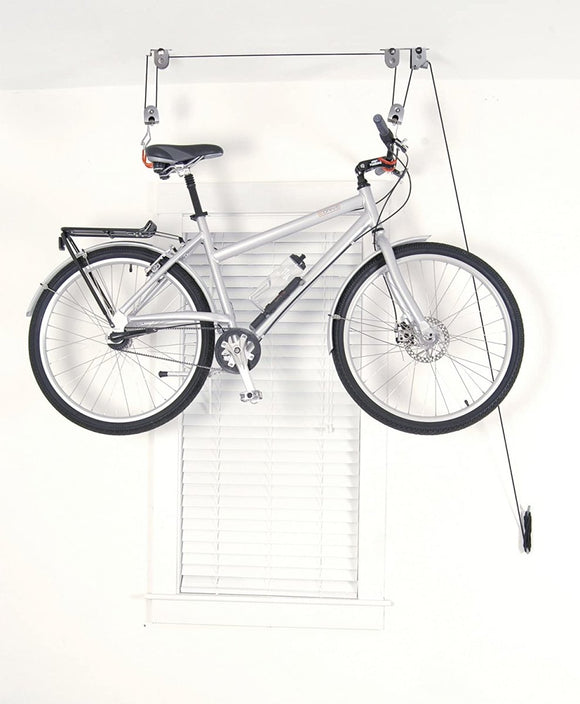 Kayak Bike Hoists Hanger Ladder Ceiling Mount 20kg Capacity Hooks Pulleys - RnR Galore