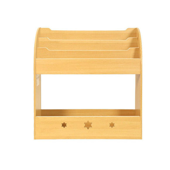 Keezi 3 Tiers Kids Bookshelf Magazine Shelf Organiser Bookcase Display - RnR Galore