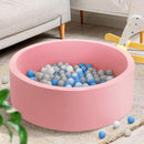 Keezi Kids Ball Pit 90x30cm Ocean Foam Play Pool Barrier Toys Children Pink - RnR Galore