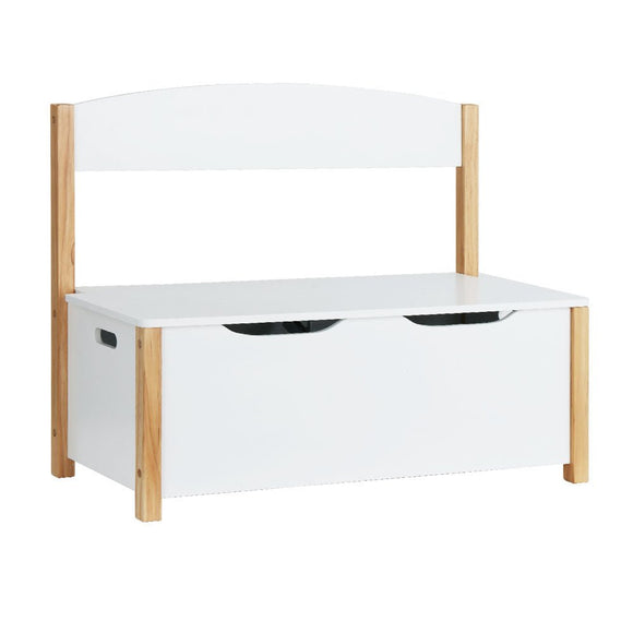 Keezi Kids Toy Box Chest Storage Blanket Children Organiser Seating Bench - RnR Galore