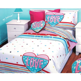 Kids Workshop Country Girl Quilt Cover Set Single - RnR Galore