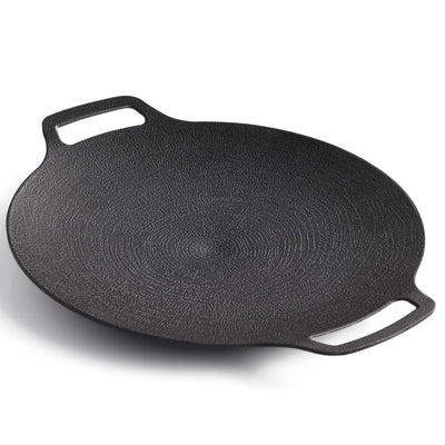 Korean Grill Pan Nonstick 6 Layer 40cm Round BBQ Griddle Indoor or Outdoor Cooking - RnR Galore