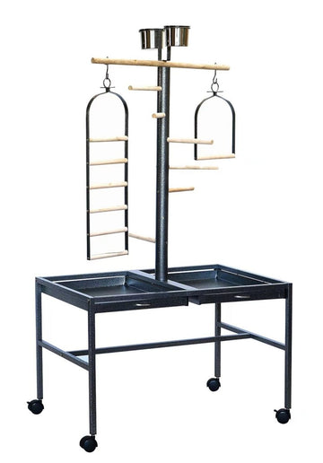 Large Bird Parrot Playpen Gym Toy Stand On Wheels - RnR Galore