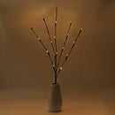 LED Light Bunch Stem - Warm White BATTERY fairy lights - 50cm high 20 bulbs/petals - RnR Galore