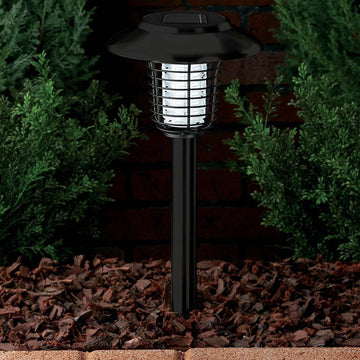 Lenoxx Wireless Solar - Powered Mosquito Killer Lamp (2 - Piece, Black) - RnR Galore