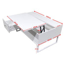 Lift Up White Coffee Table With Storage - RnR Galore