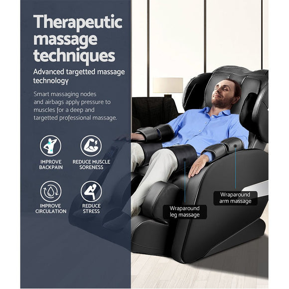 Livemor Electric Massage Chair - Black - RnR Galore