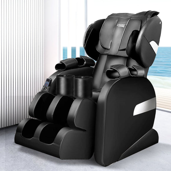 Livemor Electric Massage Chair - Black - RnR Galore