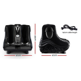Livemor Foot Massager Massagers Shiatsu Electric Roller Ankle Calf Leg Kneading Black - RnR Galore