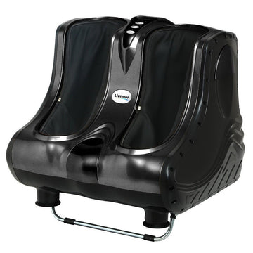 Livemor Foot Massager Massagers Shiatsu Electric Roller Ankle Calf Leg Kneading Black - RnR Galore