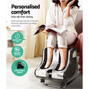 Livemor Foot Massager Massagers Shiatsu Electric Roller Ankle Calf Leg Kneading Silver - RnR Galore