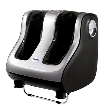 Livemor Foot Massager Shiatsu Massagers Electric Roller Calf Leg Kneading Silver - RnR Galore