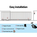 Lockmaster Automatic Sliding Gate Opener Kit Keypad 6M 1000KG - RnR Galore