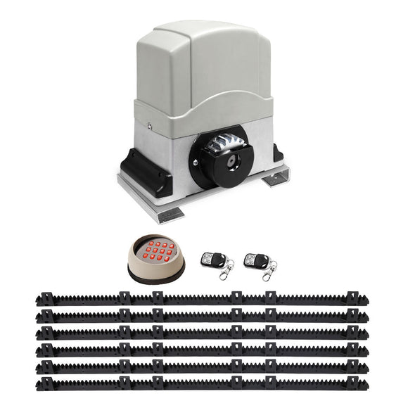 Lockmaster Automatic Sliding Gate Opener Kit Keypad 6M 1200KG - RnR Galore