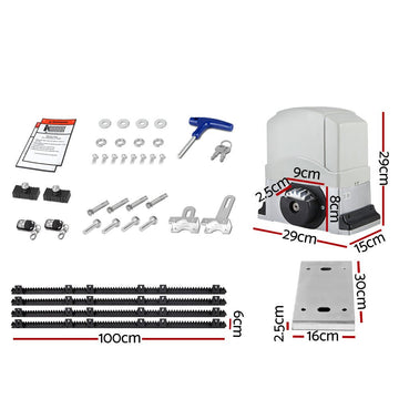 LockMaster Electric Sliding Gate Opener 1200KG 4M - RnR Galore