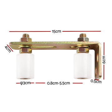 LockMaster Roller Guide Gate Opener Track Stopper Sliding Hardware Accessories Kit - RnR Galore