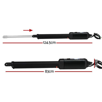 Lockmaster Single Swing Gate Opener 600KG 10W Solar Panel - RnR Galore