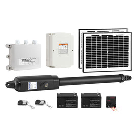 Lockmaster Single Swing Gate Opener 600KG 20W Solar Panel - RnR Galore