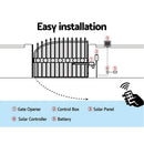 Lockmaster Single Swing Gate Opener 600KG 40W Solar Panel - RnR Galore